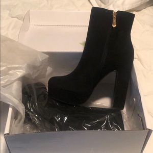 Black Booties Size 6